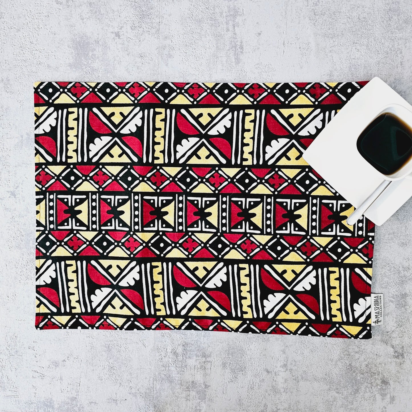 Handmade Set of 4 | 8 Placemats | 32cmx42cm | Bohemian Inspired Washable Placemats | 100% Cotton Placemats.