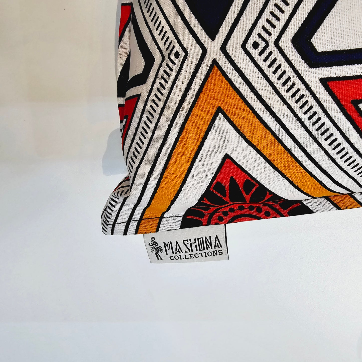 Set of 2 / 4 African Print | 40x40cm | Mudcloth Boho Cushion Cover 100% Cotton Wax Ankara Fabric