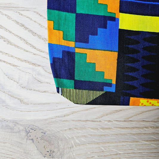 Handmade Tote Bag African Print | Beach Bag | Shopping Bag