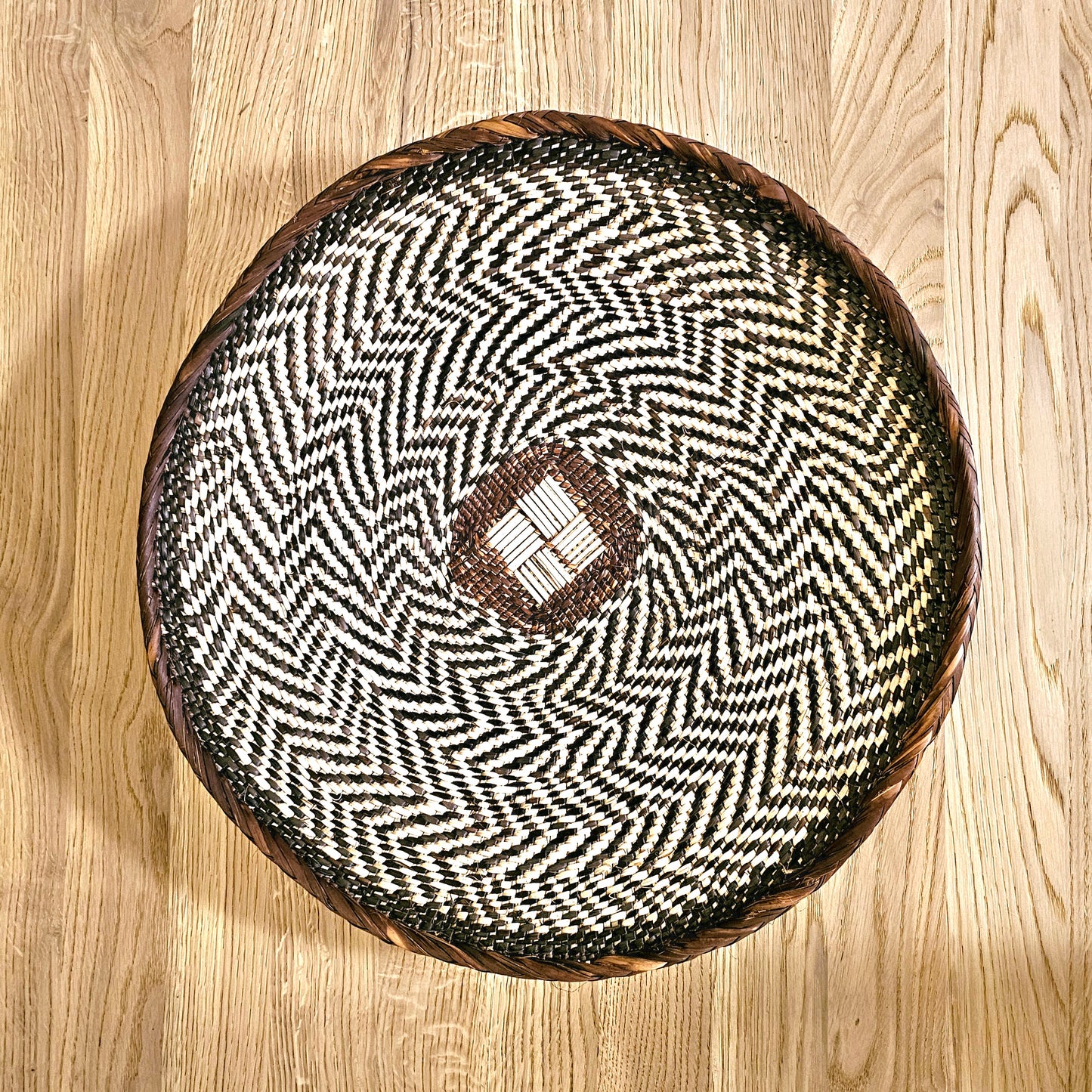 Set of 2 Handmade African Wall Baskets | Zimbabwe Baskets | Boho Wall Decor | 2C