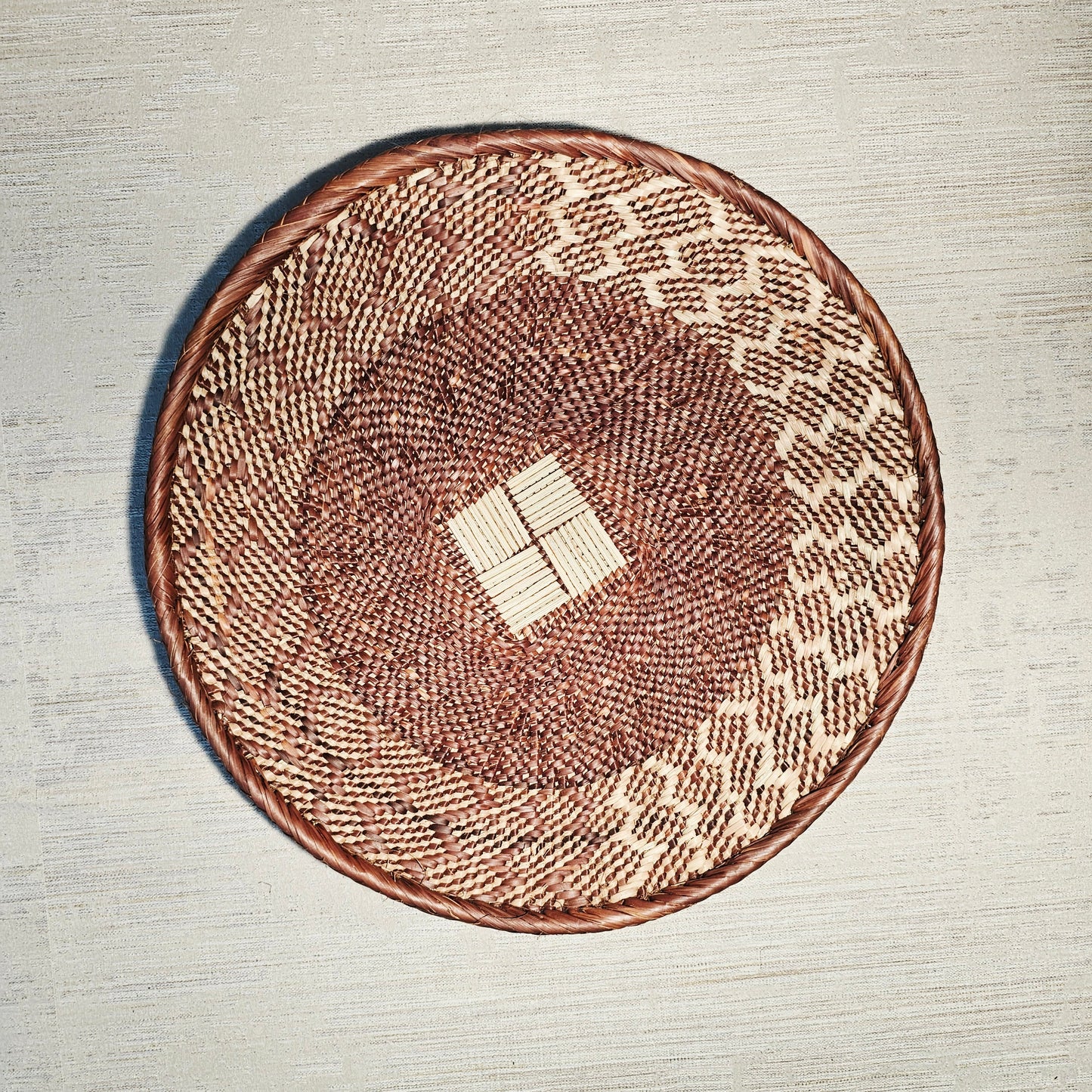 Set of 3 Handmade African Wall Baskets | Zimbabwe Baskets | Boho Wall Decor | 3B