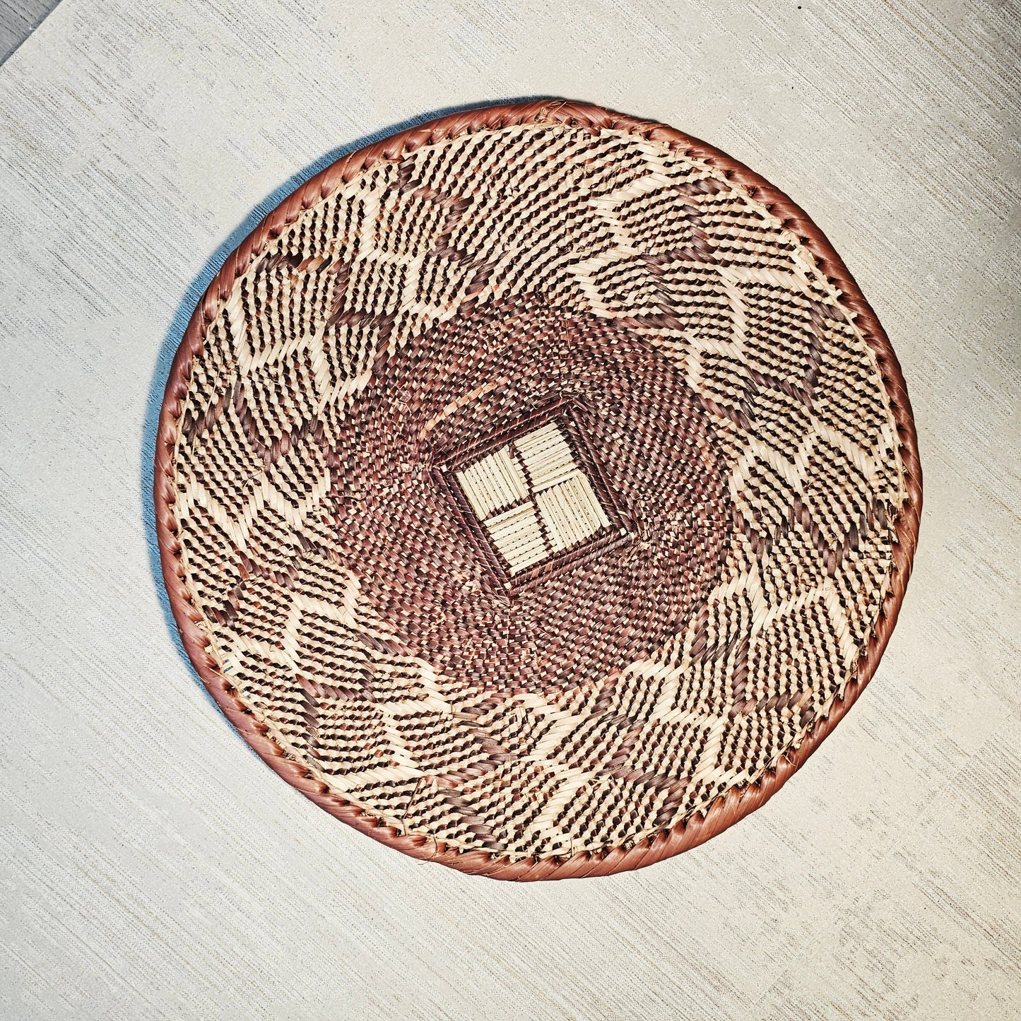 Set of 3 Handmade African Wall Baskets | Zimbabwe Baskets | Boho Wall Decor | 3B