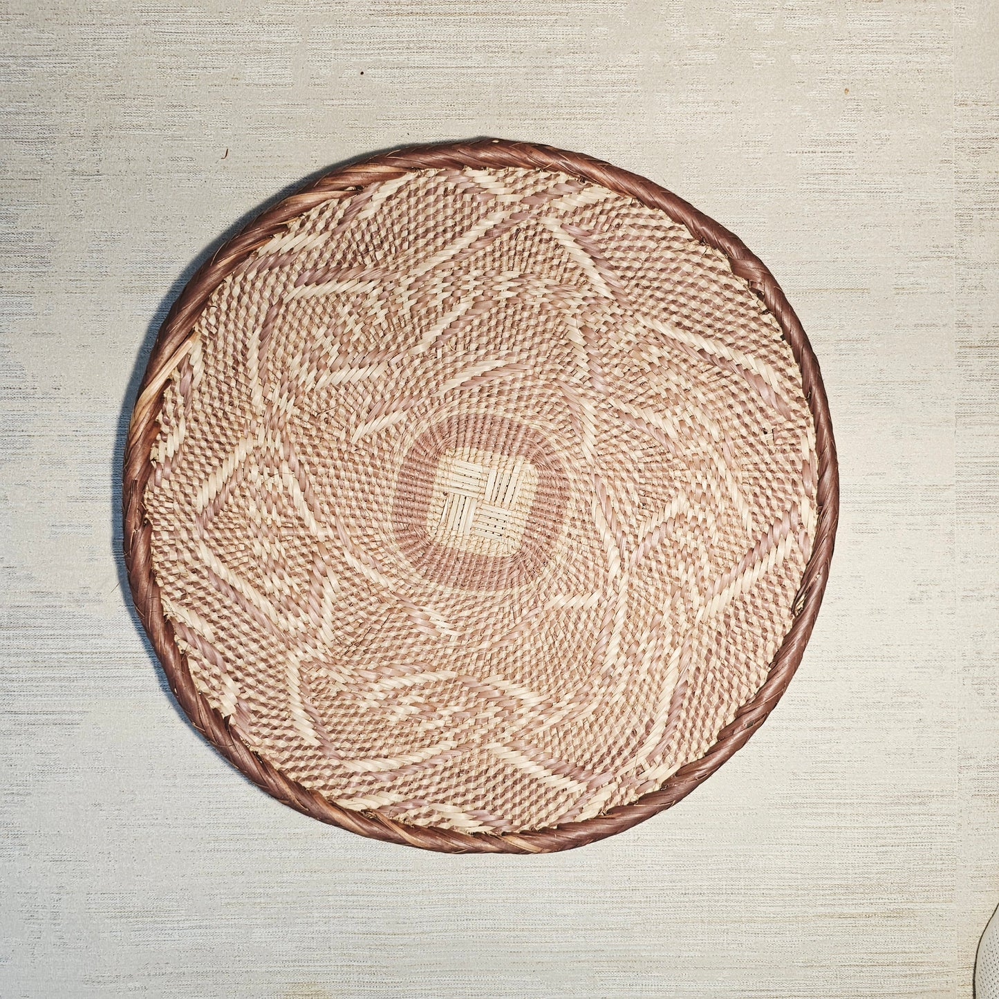 Set of 3 Handmade African Wall Baskets | Zimbabwe Baskets | Boho Wall Decor | 3A