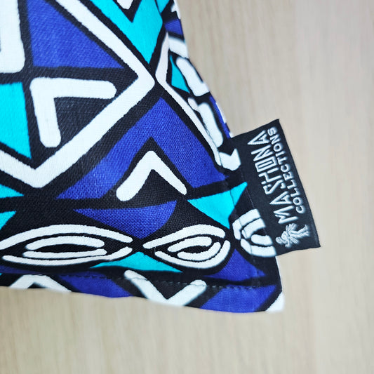 Set of 2 | 4 Cushion Covers |40x40cm | 100% Cotton Wax Ankara Fabric