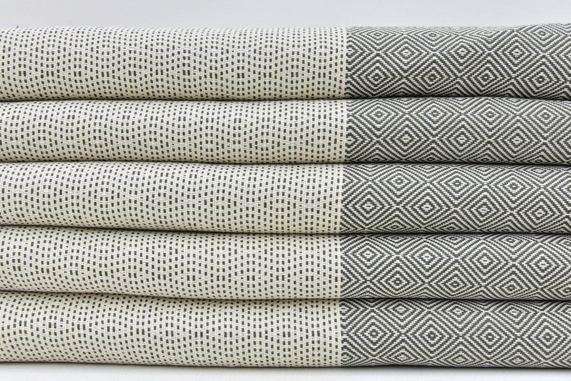 Hammam Towel | Beach Towel | Yoga Towel | 100x80cm made from 100% Turkish Cotton
