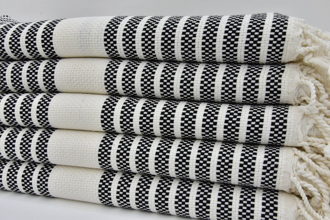 Hammam Towel | Beach Towel | Yoga Towel | 100x80cm made from 100% Turkish Cotton