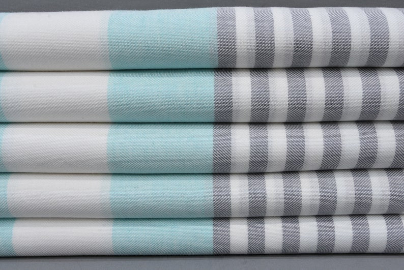 Hammam Towel | Beach Towel | Yoga Towel | 100x80cm made from 100% Turkish Cotton