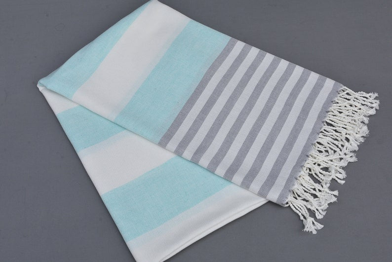 Hammam Towel | Beach Towel | Yoga Towel | 100x80cm made from 100% Turkish Cotton