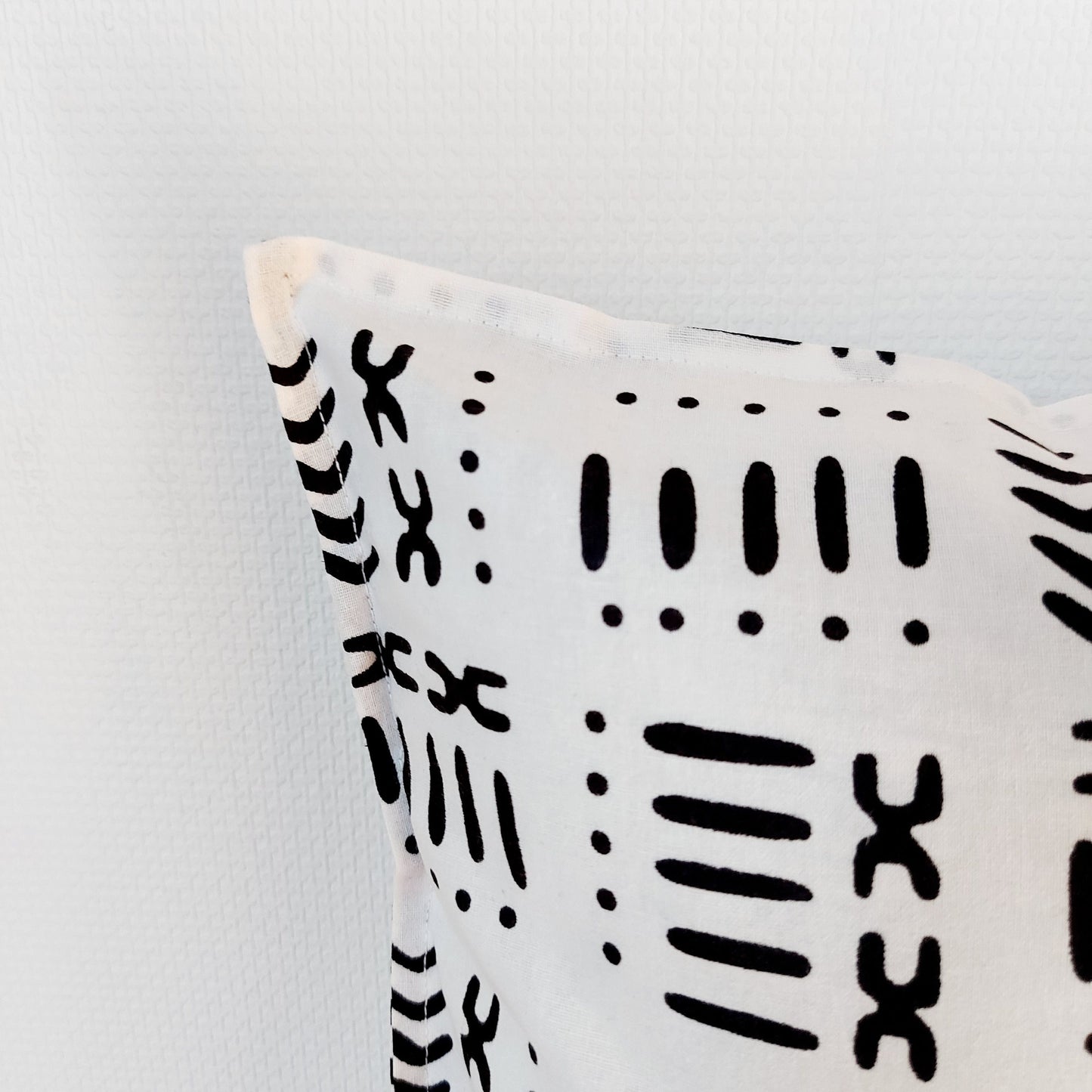 Set of 2 / 4 African Print | 40x40cm | Mudcloth Boho Cushion Cover 100% Cotton Wax Ankara Fabric