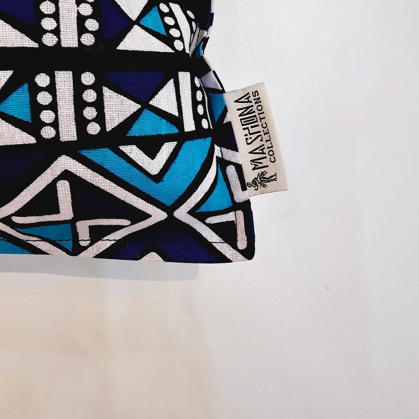 Set of 2 / 4 African Print | 40x40cm | Mudcloth Boho Cushion Cover 100% Cotton Wax Ankara Fabric