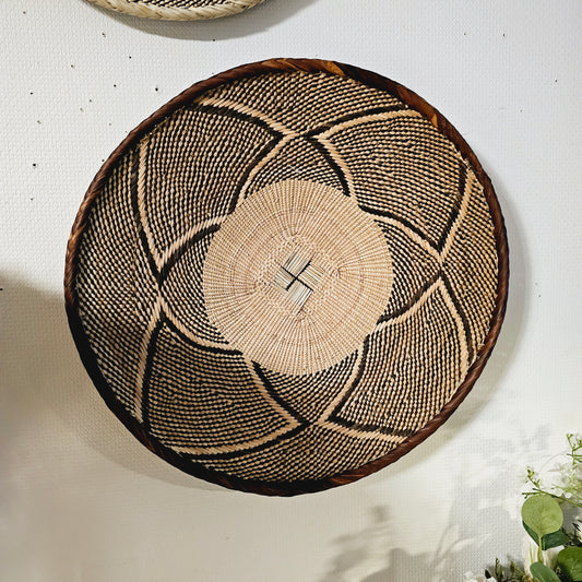 Large | 45cm | Handmade African Wall Baskets | Zimbabwe Baskets | Boho Wall Decor