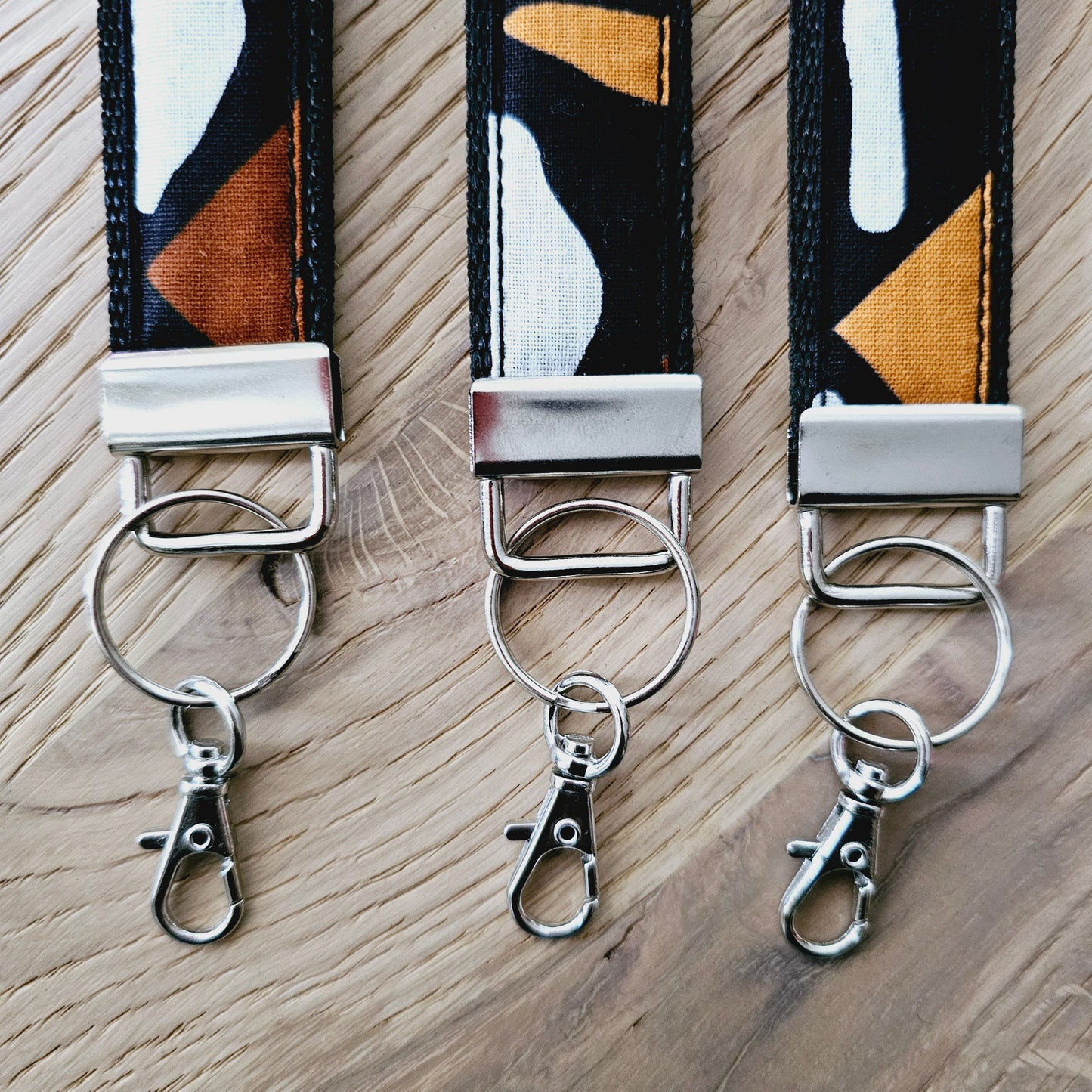 Set of 3 African Print  Key Fobs | Wristlet | Key Holder