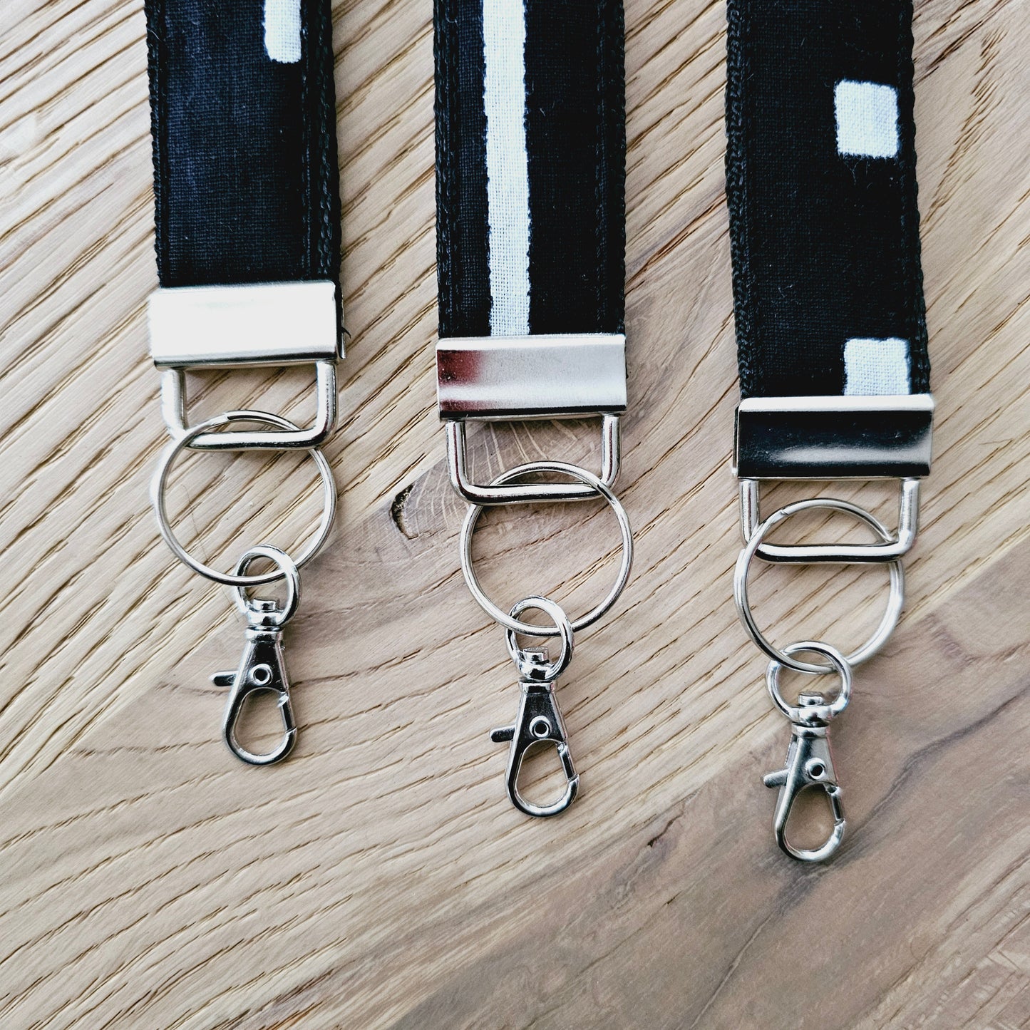 Set of 3 African Print  Key Fobs | Wristlet | Key Holder