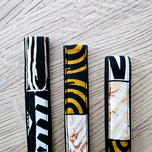 Set of 3 African Print  Key Fobs | Wristlet | Key Holder