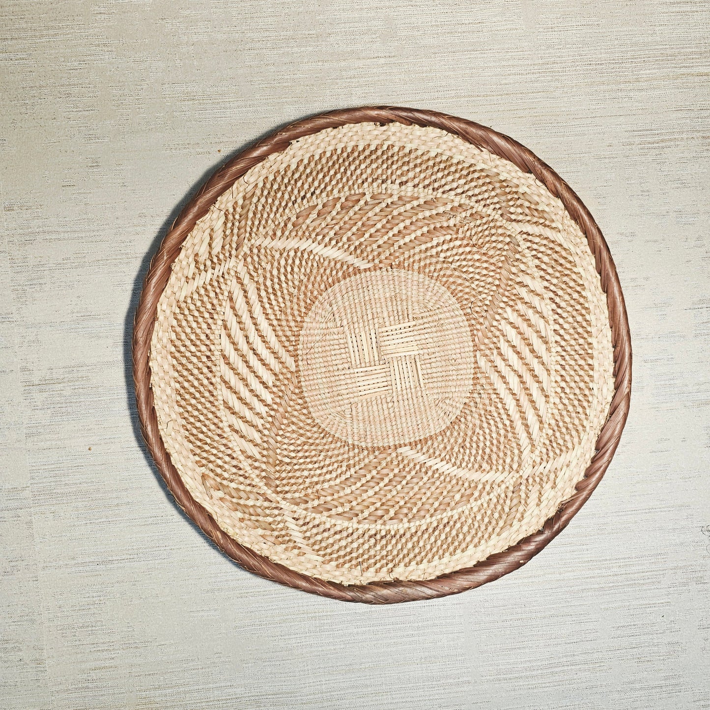 Set of 3 Handmade African Wall Baskets | Zimbabwe Baskets | Boho Wall Decor | 3A