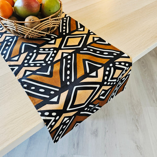 Set of 2 Table Runners 160x35cm | 180x35 | 200x35cm | 100% Cotton African Print Fabric
