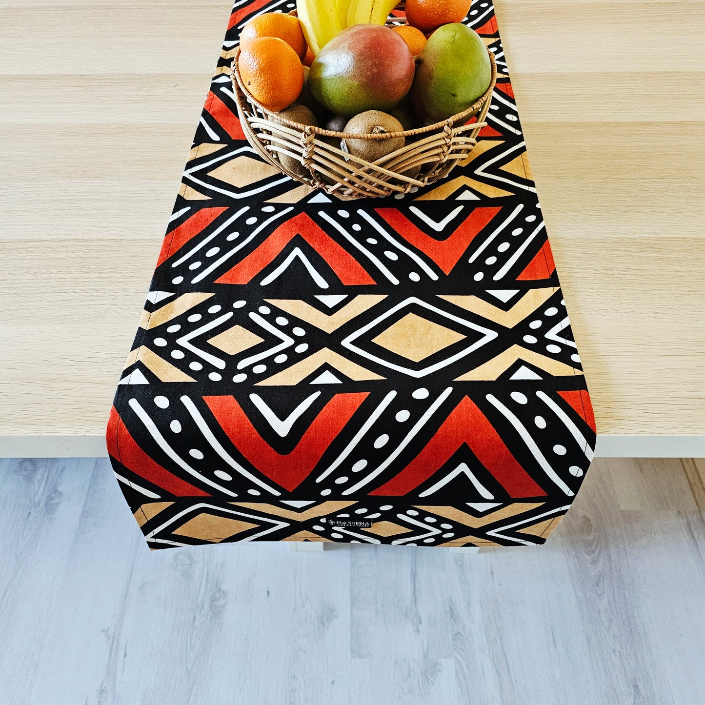 Table Runner 160x35cm | 180x35 | 200x35cm | 100% Cotton African Print Fabric