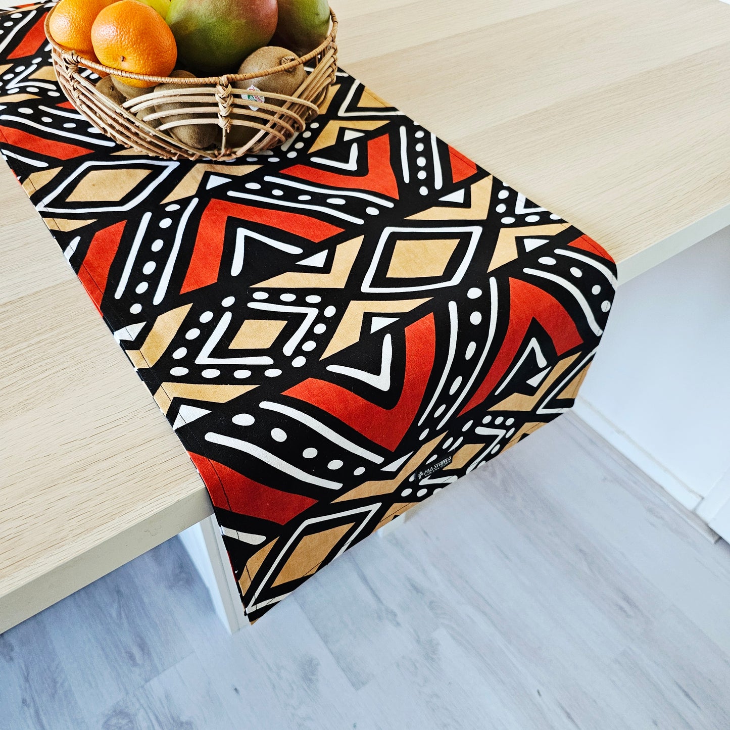 Table Runner 160x35cm | 180x35 | 200x35cm | 100% Cotton African Print Fabric