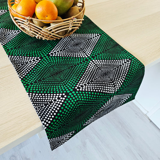 Table Runner 160x35cm | 180x35 | 200x35cm | 100% Cotton African Print Fabric