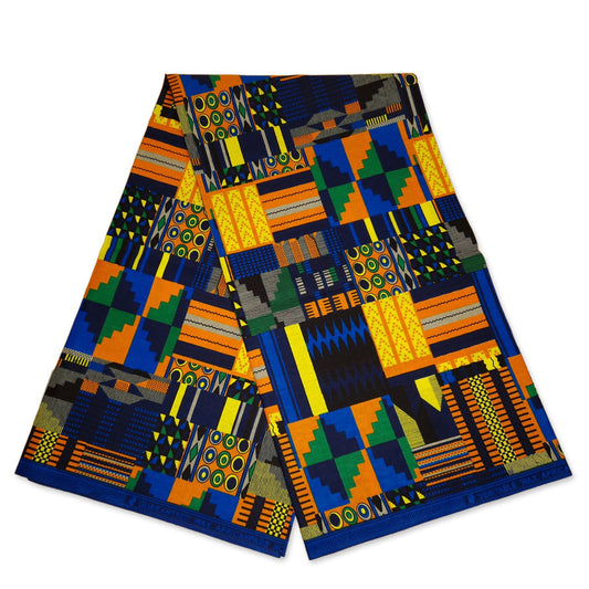 6 Yards | African Print "Mudcloth" Bogolan Inspired Print Fabric 100% Cotton | Ankara Fabric