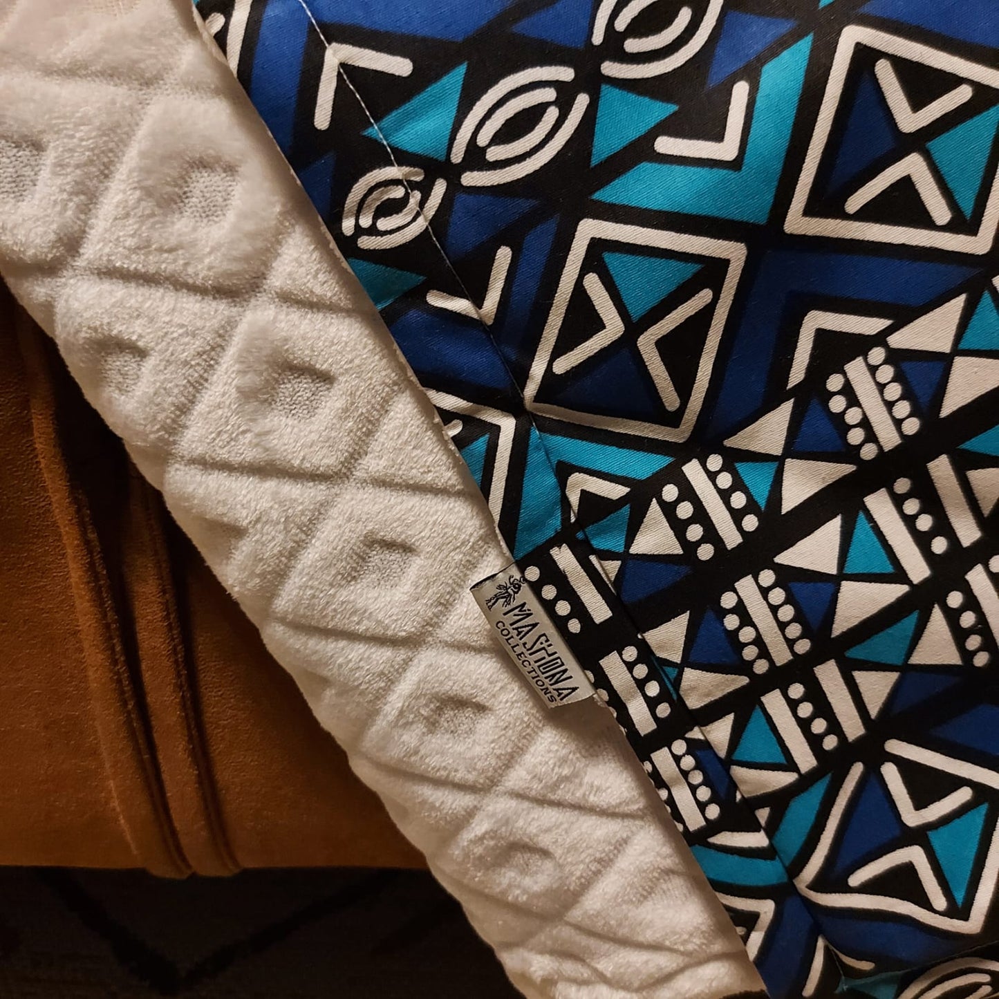 African Print | Mudcloth Print Throw Blanket | 100x150cm