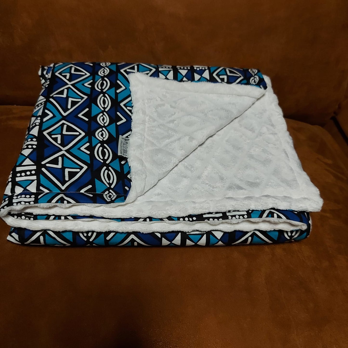 African Print | Mudcloth Print Throw Blanket | 100x150cm