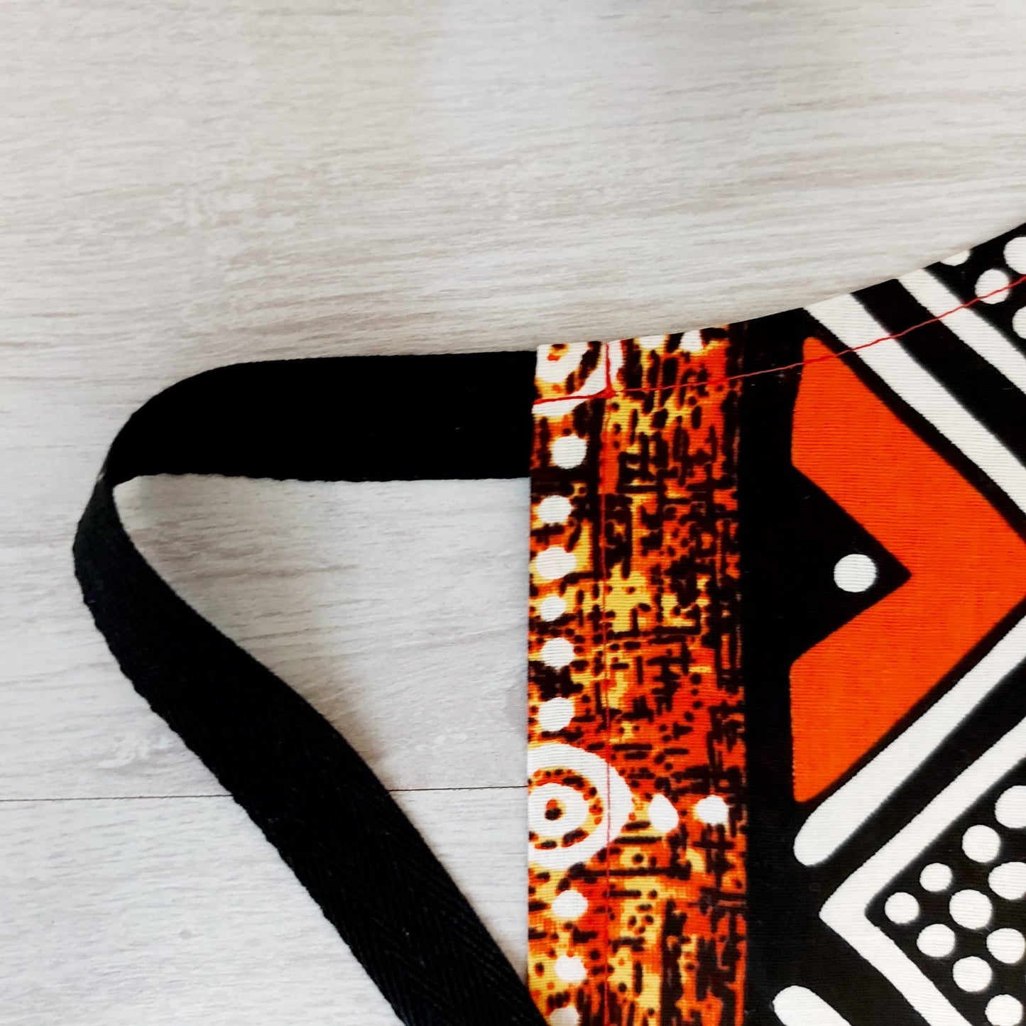 Handmade African Print Apron with Pocket