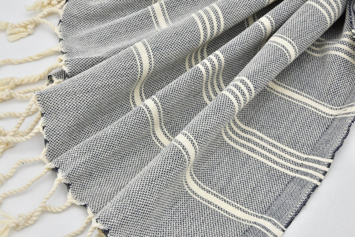 Hammam Towel | Beach Towel | Yoga Towel | 100x80cm made from 100% Turkish Cotton