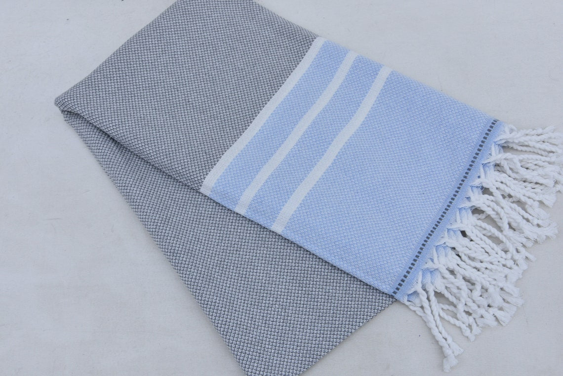 Hammam Towel | Beach Towel | Yoga Towel | 100x80cm made from 100% Turkish Cotton