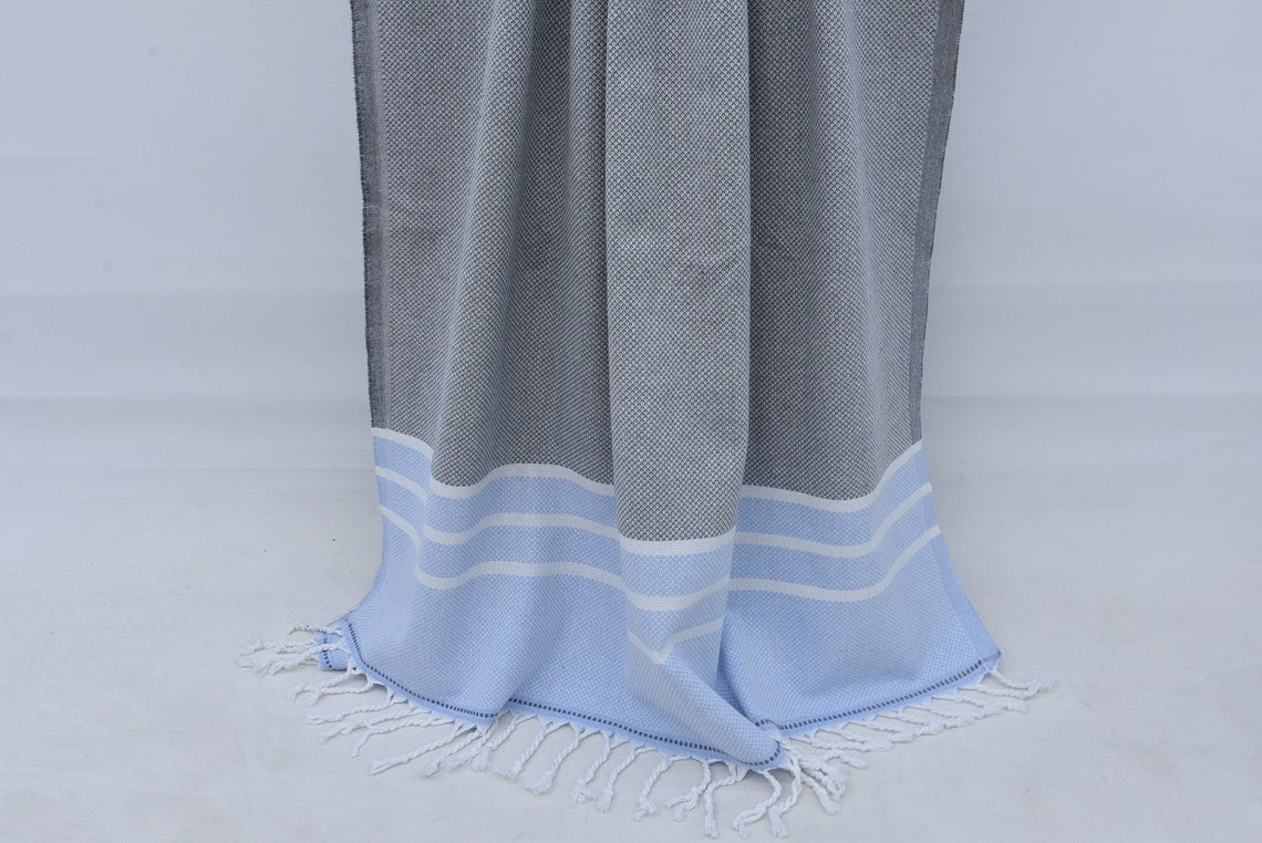 Hammam Towel | Beach Towel | Yoga Towel | 100x80cm made from 100% Turkish Cotton