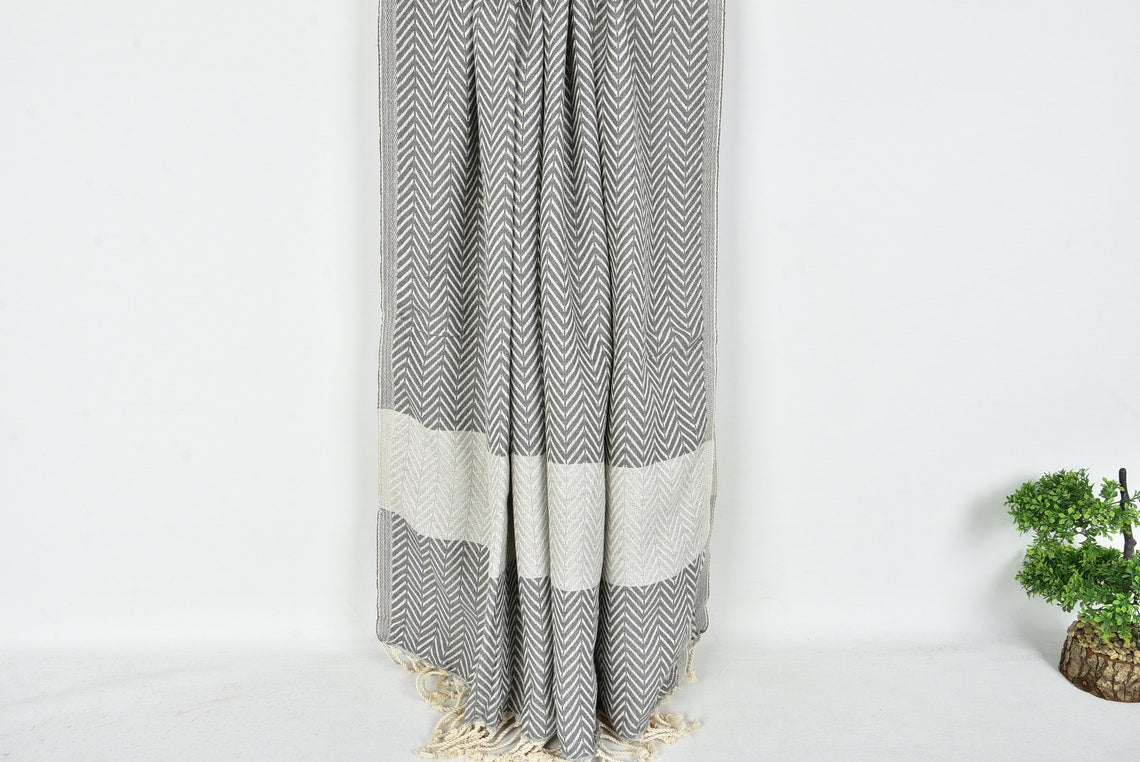 Hammam Towel | Beach Towel | Yoga Towel | 100x80cm made from 100% Turkish Cotton